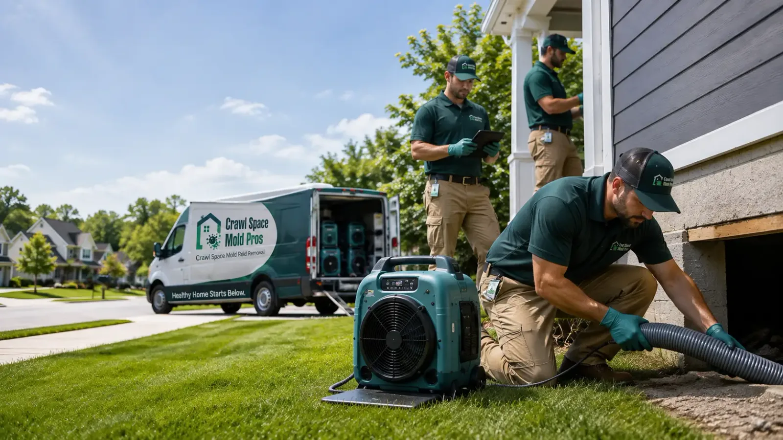 Crawl Space Mold Removal in Talco, TX